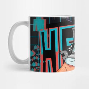 Fnf Hex neon artwork Mug